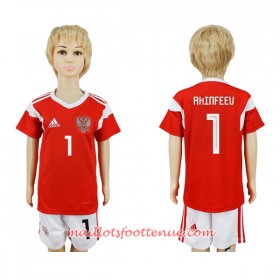 Maillot/Tenue Russie Akinfeev 1 Enfant Domicile Coupe du monde 2018